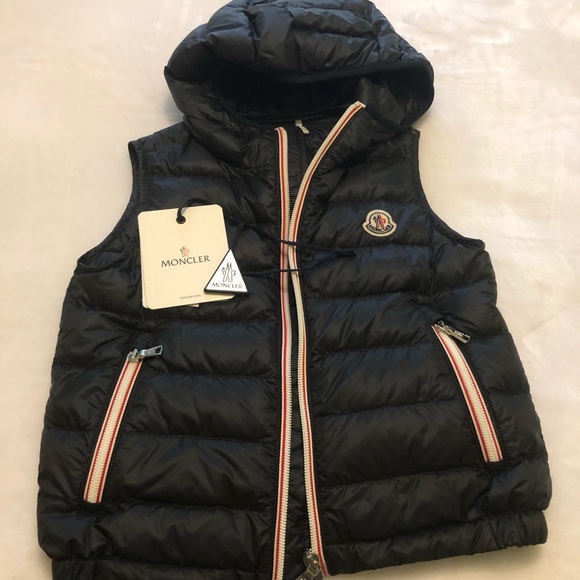 moncler vest hood